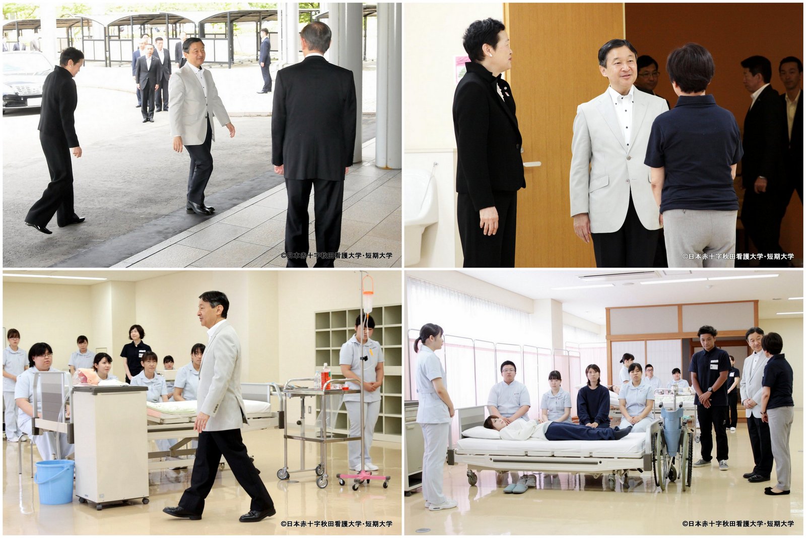 皇太子さまが本学をご訪問されました 17 7 12 日本赤十字秋田看護大学 日本赤十字秋田短期大学
