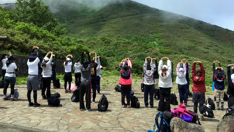 秋田駒ヶ岳にて登山実習を実施しました（2018.7.14）